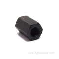 long coupling round hexagon connection nuts black oxide